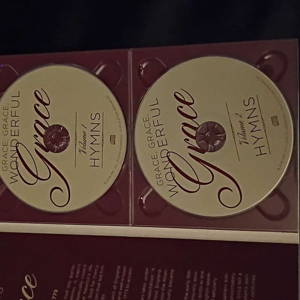 Wonderful Grace Hymns CD - Cream